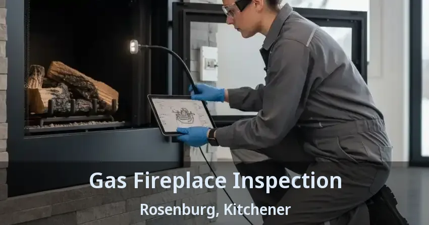 Gas Fireplace Inspection Rosenburg, Kitchener - ON