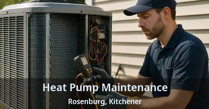 Heat Pump Maintenance Rosenburg, Kitchener - ON