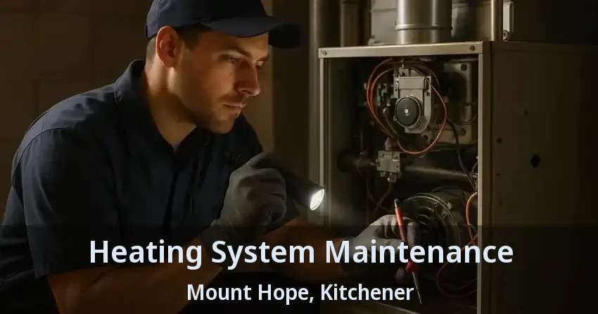 Heating System Maintenance Mount Hope, Kitchener - ON