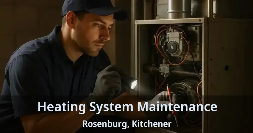 Heating System Maintenance Rosenburg, Kitchener - ON