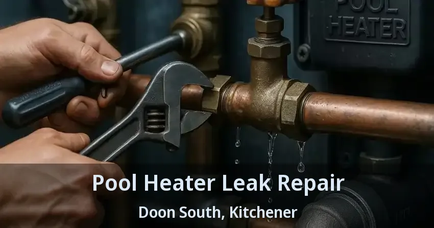 Pool Heater Leak Repair Doon South, Kitchener - ON